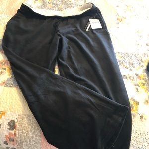 Black knit pants